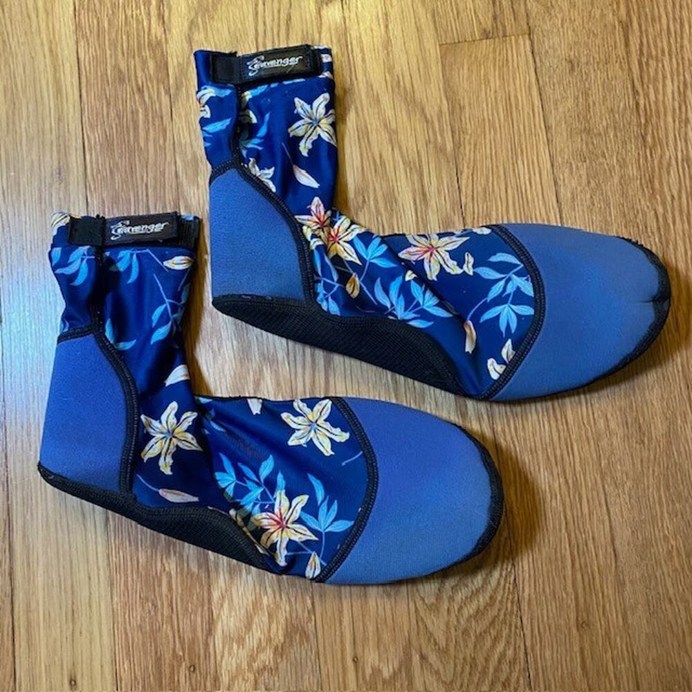 Seavenger SeaSnug Neoprene Beach Volleyball Sock XL Blue Mens 11.5 to 12.5